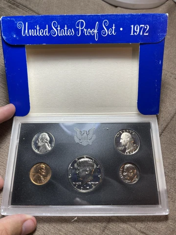 1972 US Mint Proof Set OGP Cover