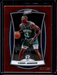 Larry Johnson #067/199 2022-23 Panini Player Of The Day Hornets Card