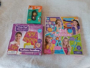 Creative Kids Beads, Pop Art Pixies, Creative Kid Fashion Handbag - BUNDLE New - Picture 1 of 7