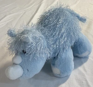 Juguete de peluche azul rinoceronte Ganz Webkinz sin código - Imagen 1 de 5
