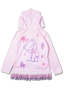 NEW ACDC Rag - Gloomy Bear Pastel Gloomy Bear Ears Zip Up Hoodie - Picture 1 of 7