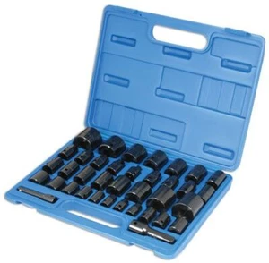 Laser 3288 Socket Set Impact 3/8"D & 1/2"D 37 piece - Picture 1 of 1