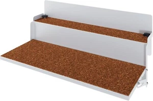 LEVIRA Mesa Plegable Para Balcón 48x35x29 Cm Blanca – Mesa De Metal ForFun - Imagen 1 de 5