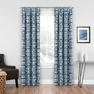 ECLIPSE Islington 37" x 95" Thermal Insulated Single Panel Rod Pocket Curtain - Picture 1 of 2