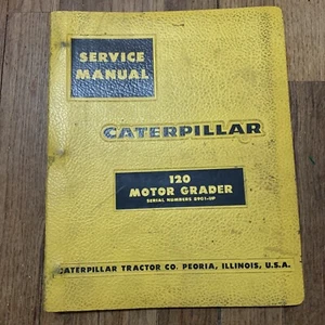 CAT Caterpillar 120G SERVICE SHOP REPAIR MANUAL MOTOR GRADER GUIDE 89G1-UP E - Picture 1 of 6