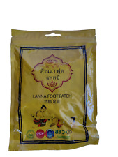 Detox Deep Cleansing Lanna Foot Patches Natural Thai Herb Detoxification Pads