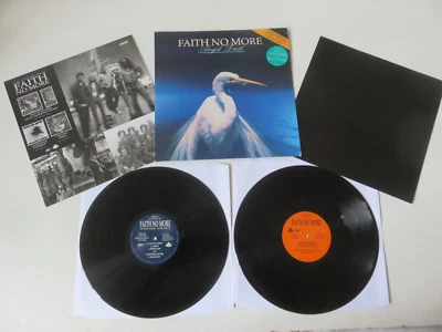 FAITH NO MORE Angel Dust SLASH RARE 1992 UK PRESS VINYL LP & BONUS 12" 828 326-1 - Image 1 of 4