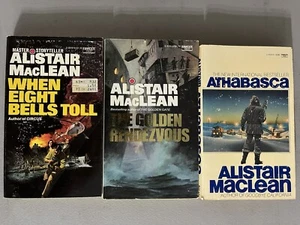 Alastair Maclean 3 Book Lot Vintage Athabasca Golden Rendezvous Paperback - Bild 1 von 3