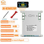 JK SMART BMS 4S-8S 200A LiFePo4 Akumulator litowo-jonowy 2A Aktywny balans BT + WYŚWIETLACZ LCD