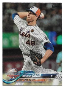 JACOB deGROM 2018 Aggiornamento Topps RAINBOW FOIL - NEW YORK METS - #US177 - Foto 1 di 1