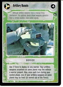 STAR WARS CCG HOTH BLACK BORDER LIGHT SIDE RARE ARTILLERY REMOTE - Bild 1 von 1