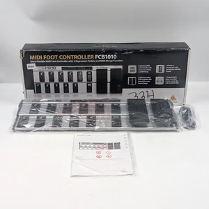 Behringer MIDI Foot Controller w/2 Expression Pedals and MIDI Merge | FCB1010 | - Picture 1 of 10