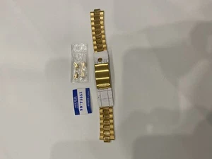 Citizen OEM Yellow Plated Stainless Steel Bracelet 18mm Lugs 59-73653 - Picture 1 of 4