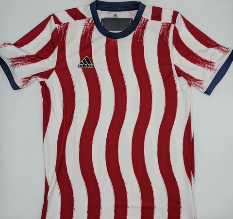 adidas MLS Preshi USA Prematch Aeroready Jersey Red White Blue Stars & Stripes Cover
