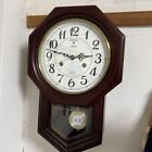 Seiko Clock Nostalgic Wall Pendulum Clock Brown RQ205B Fast Shipping From Japan