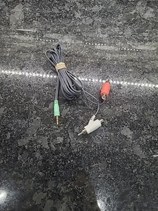 2 Rca macho / 2 Rca hembra piggyback a 3,5 mm Trs macho audio Y adaptador divisor C - Imagen 1 de 6
