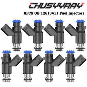 8x OEM New Upgrade Fuel Injectors For GMC Yukon 5.3L V8 2010 2011 2012 2013 2014 - Picture 1 of 12