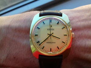 Roamer Vanguard 413-2220.306 HAND-WINDING Vintage Collection NOS Watch Swiss Uhr - Foto 1 di 12