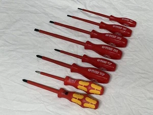 Wiha Schraubendreher Set 8-tlg. - VDE Electric 320N CV-Molybdän 4xSch 2xPH 2xPZ - Bild 1 von 8
