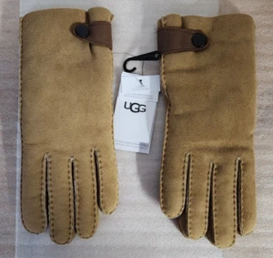 UGG Herren Lammfell Side Tab Tech Glove Chestnut Siehe Größe in Beschreibung - Bild 1 von 2