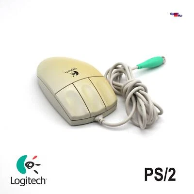 Logitech M-S35 Mouse Ps/2 Connectors Port Retro Vintage PS2 PS-2 851252 108 - Image 1 of 3