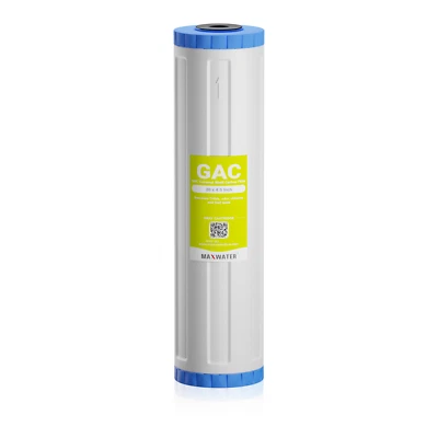 (1) Big Blue 20"x 4.5" Whole House GAC Coconut Shell Carbon Water Filter. - Image 1 of 4
