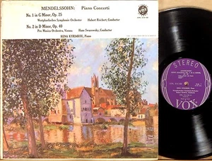VOX EARLY STEREO Mendelssohn KYRIAKOU Piano Concertos STPL 514.120 - Imagen 1 de 1