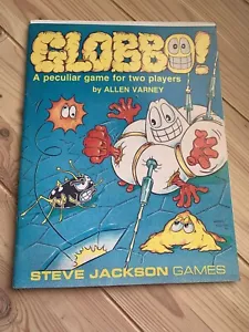 Vintage 1984 Steve Jackson Games rpg GLOBBO! w/ Promo Poster 2 Player Game - Picture 1 of 1