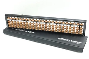 Unshudo Soro-Matic Soroban Ábaco 23 Filas 115 Botón de Limpieza de Cuentas - Imagen 1 de 11