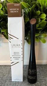 Laura Geller BRAVO BROWS Boosting Liner Eyebrow Filler MEDIUM BROWN 0.08 oz NIB! - Picture 1 of 1