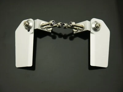 50mm X 29mm Alloy Turn Fin Set for Small Electric Nitro Gas RC Model Boat - Image 1 of 2