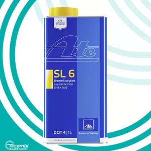 ATE LIQUIDO FRENI OLIO DOT 4 SL6 LATTA 1 LITRO INDICATO ABS ED ESP FRENO 03.9901 - Bild 1 von 8