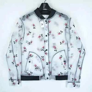Disney Mickey transparente Regenjacke Druckknöpfe Neu mit Etikett Größe XXL /W GRATIS GESCHENK - Bild 1 von 10