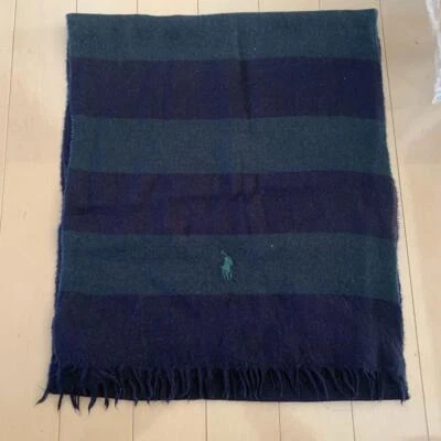 Ralph Lauren Men Scarf Polo Muffler Green Limited Edition VHTF Rare Elegant Styl - Image 1 of 3