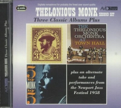 Thelonious Monk Three Classic Albums Plus Second Set CD New Sealed 5022810706724 - Image 1 of 3