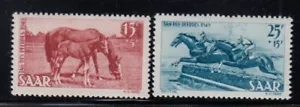 SAAR Day of the Horse MNH set - Picture 1 of 1