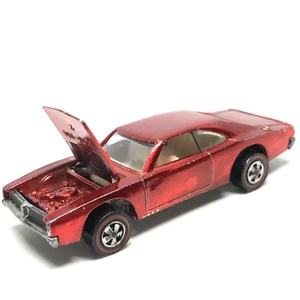 Hot Wheels Redline Custom Dodge Charger 1968/1969 Red Painted Engine - U.S.A. - Picture 1 of 11