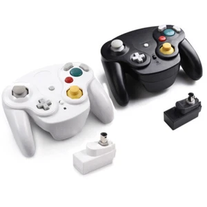 Wireless Game Controller With Adapter For Nintendo Gamecube Retro Classic GC NGC - Picture 1 of 66