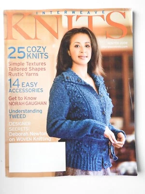 Interweave Knits magazine Winter 2008  - 25 Cozy Knits easy accessories tweeds - Image 1 of 3