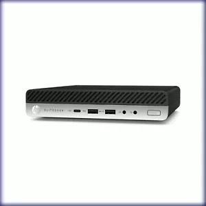 HP EliteDesk 800 G3 Mini PC, Intel i7-7700, 16GB RAM, 256GB SSD, Wi-Fi - Picture 1 of 5