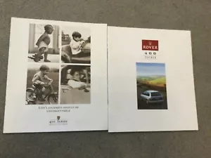 Rover Car brochures 1993,& 1994 400 series, in VGC - Picture 1 of 4