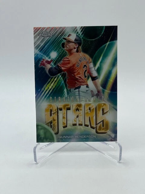 2024 TOPPS CHROME UPDATE GUNNAR HENDERSON STRATOSPHERIC STARS #SSC-22 ORIOLES - Image 1 of 1