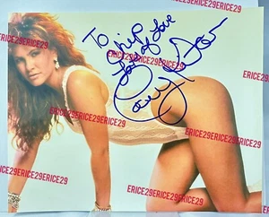 Tawny Kitaen Signed 10 x 8 Color Photograph Whitesnake Video & Hercules TV Show - Picture 1 of 1