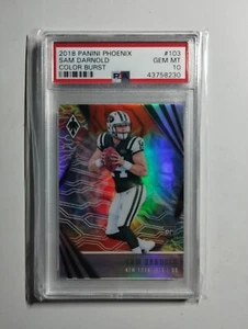 2018 Panini Phoenix #103 Sam Darnold Color Burst Rookie Card RC PSA 10 Gem Mint - Bild 1 von 1
