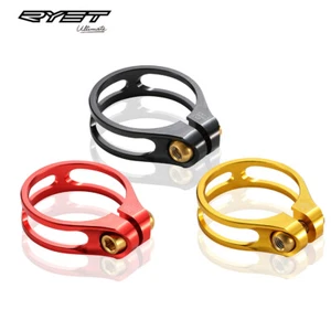 MTB Road Bike Seatpost Clamp Titanium Screw 34.9MM for 30.8/30.9/31.6mm Seatpost - Foto 1 di 15