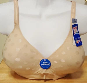 Womens Hanes "G260" Fuller Coverage Flex Fit Foam Wire free Soft Cup Bra: XX(2X) - Picture 1 of 6