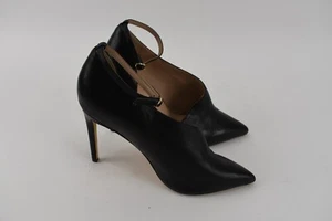 Rachel Zoe Womens Black Leather Heels Shoes Size 9 - Picture 1 of 7