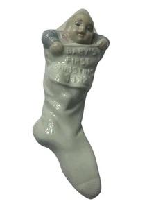 Lladro ~ Babys erster Weihnachtsschmuck ~ feines Porzellan - Made in Spain 1992 - Bild 1 von 5