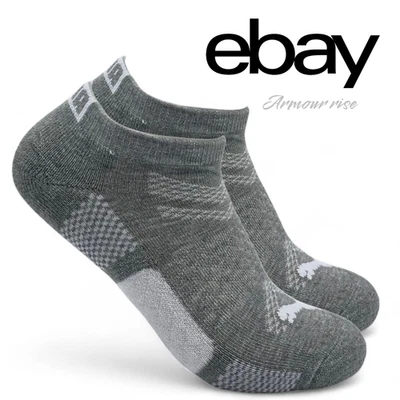 Puma women's low cut below ankle grey color  socks 6 pairs - Image 1 of 4