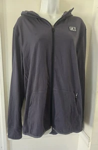 4 Fourlaps Peloton Athletic Zip Front Gray Jacket Size Large - Picture 1 of 4